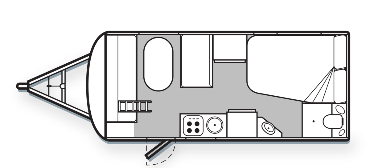 Avan Campers Caravans & Motorhomes Aspire 400 Series Hardtop floorplan 7 of 7