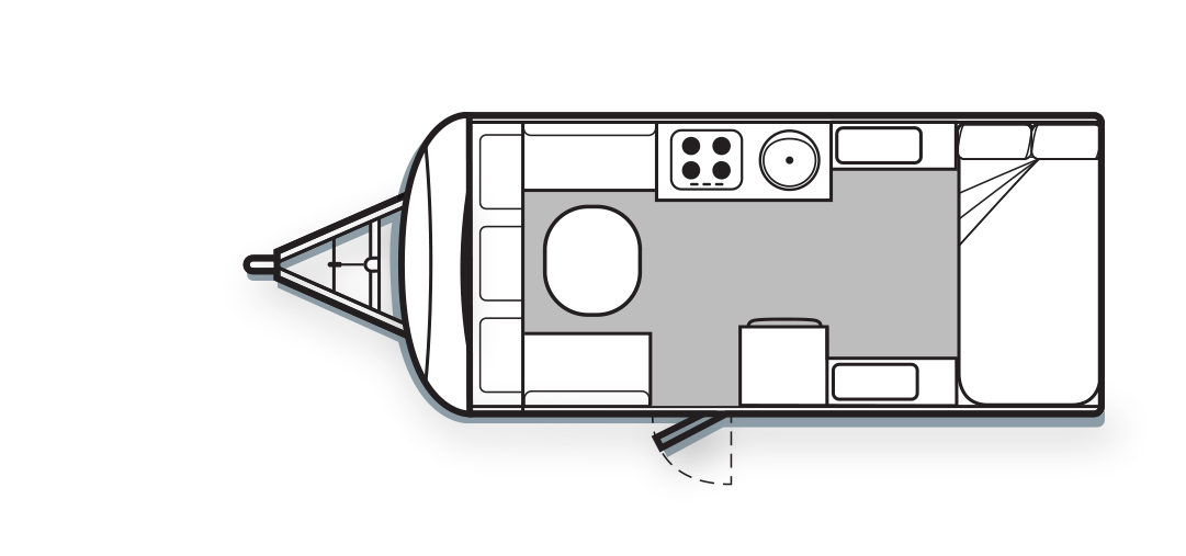 Avan Campers Caravans & Motorhomes Cruiser floorplan 5 of 7