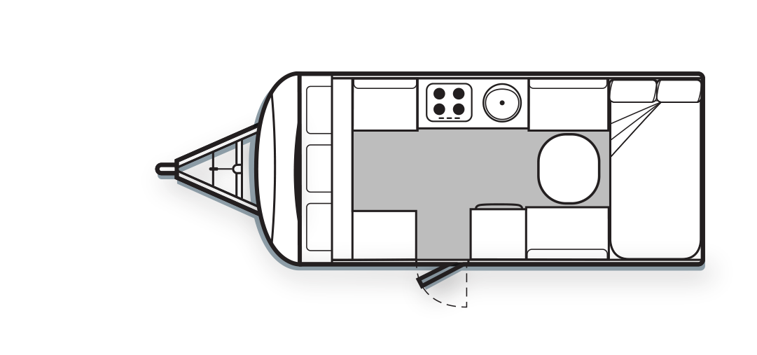 Avan Campers Caravans & Motorhomes Cruiser floorplan 6 of 7