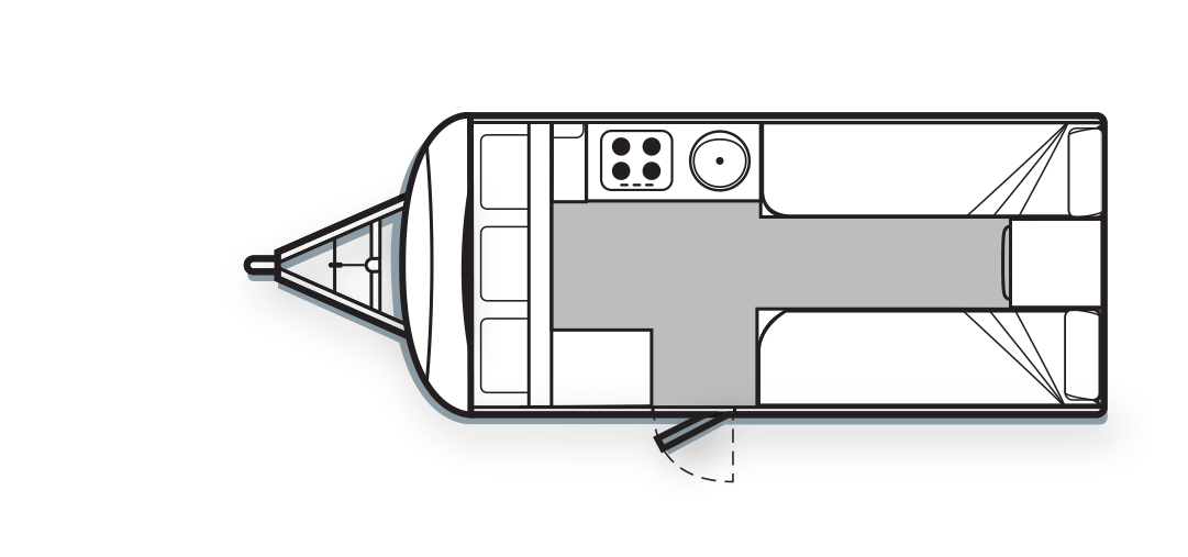 Avan Campers Caravans & Motorhomes Cruiser floorplan 7 of 7