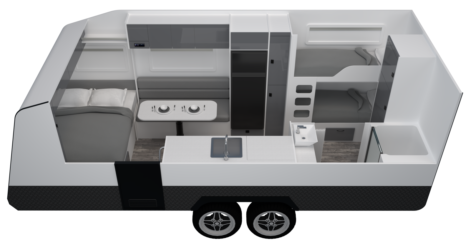 Concept Caravans Innovation Oz Pack floorplan 3 of 6
