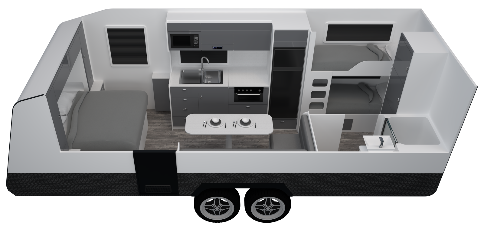 Concept Caravans Innovation Oz Pack floorplan 4 of 6