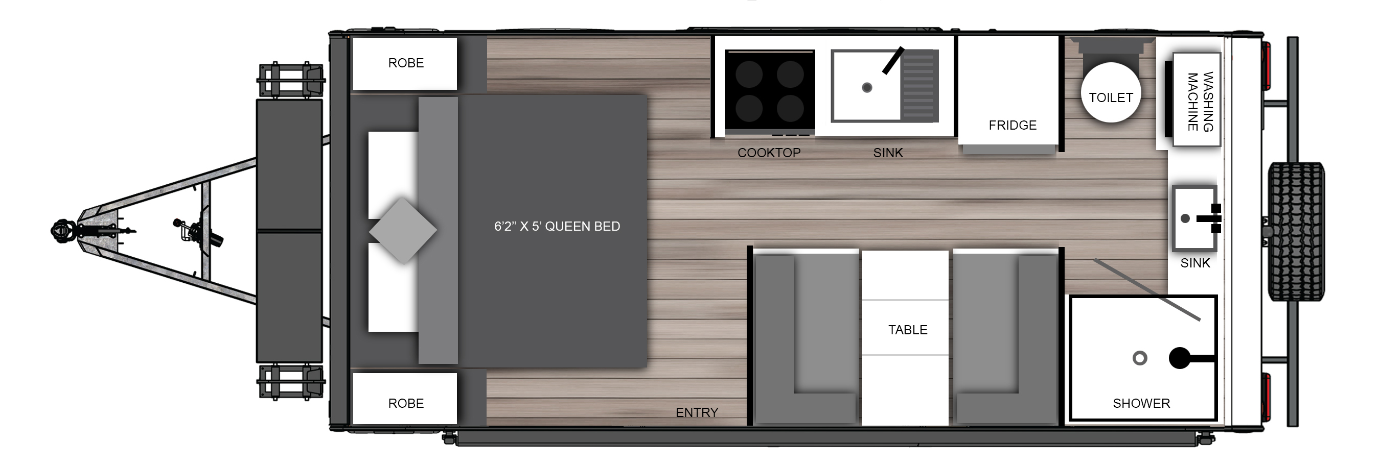 Coromal Caravans Soul Seeker floorplan 1 of 5