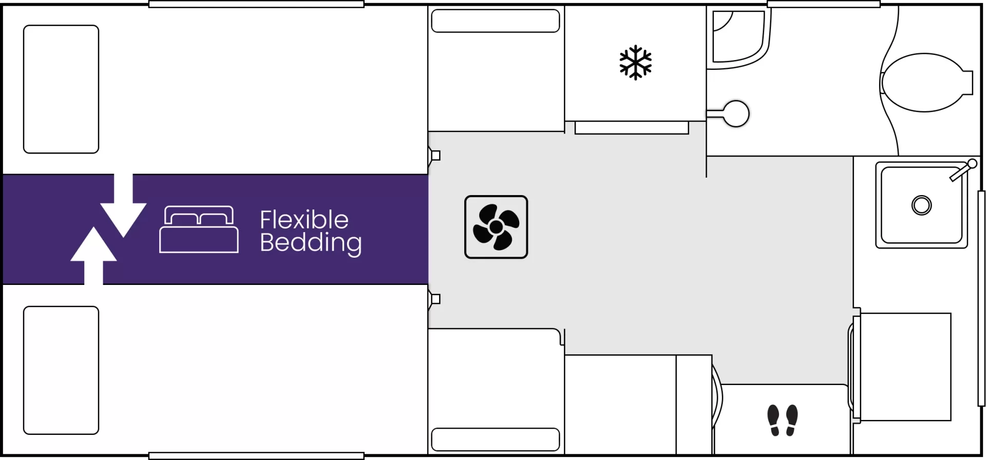 Crusader Caravans CRV floorplan 4 of 9