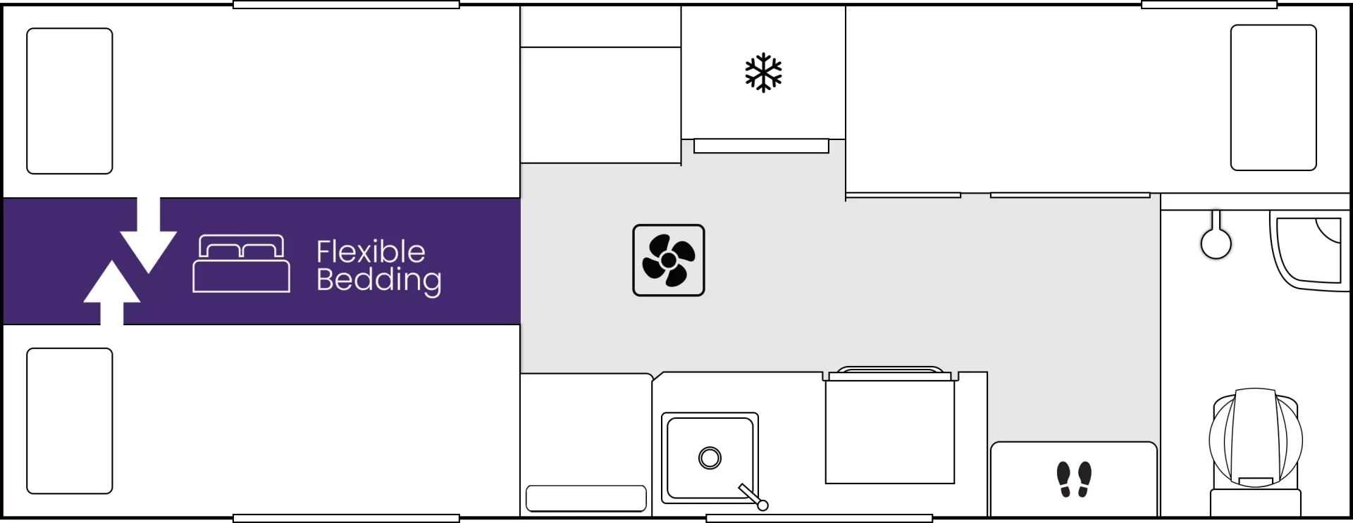 Crusader Caravans CRV floorplan 7 of 9