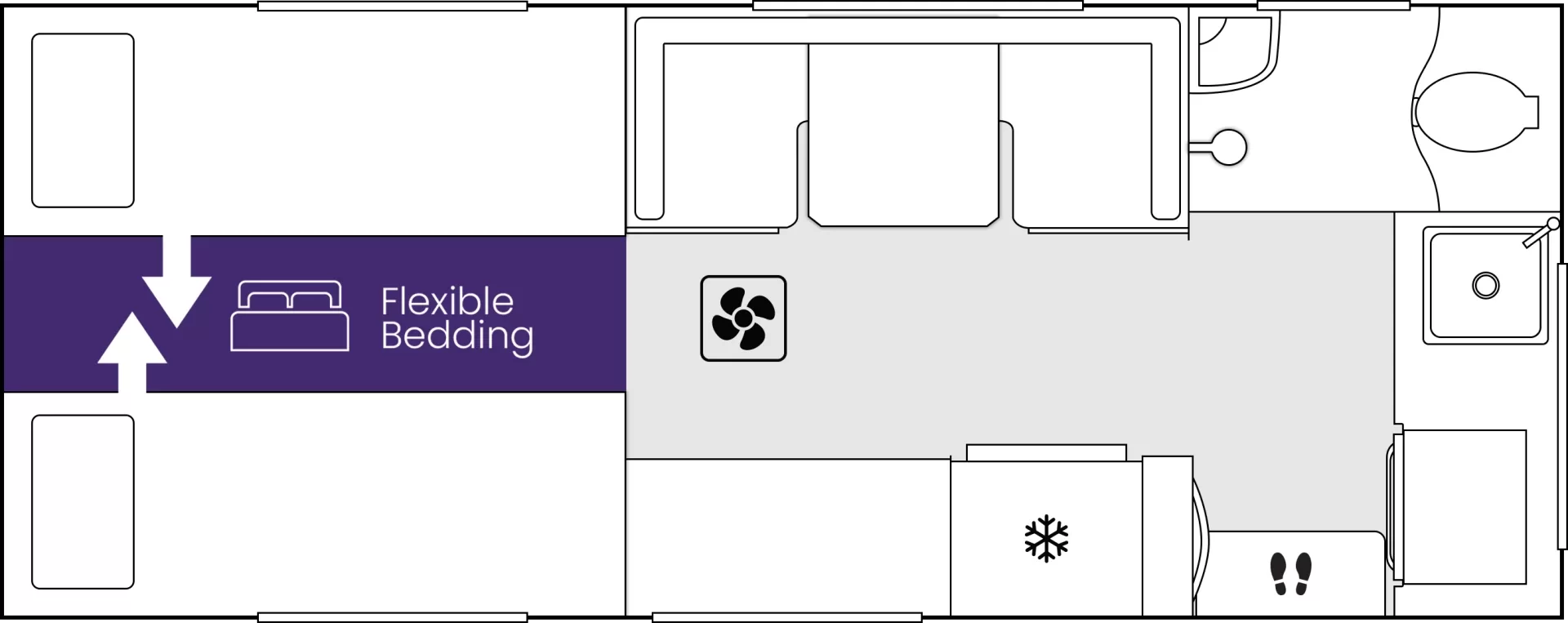 Crusader Caravans CRV floorplan 8 of 9