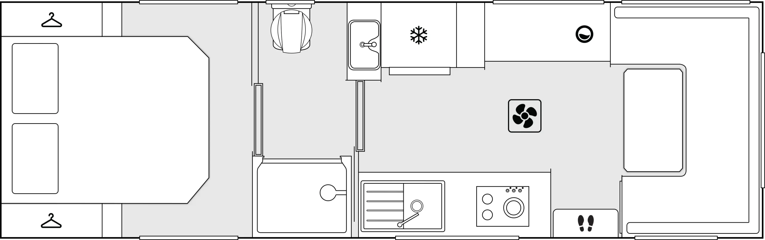 Crusader Caravans Excalibur floorplan 6 of 7