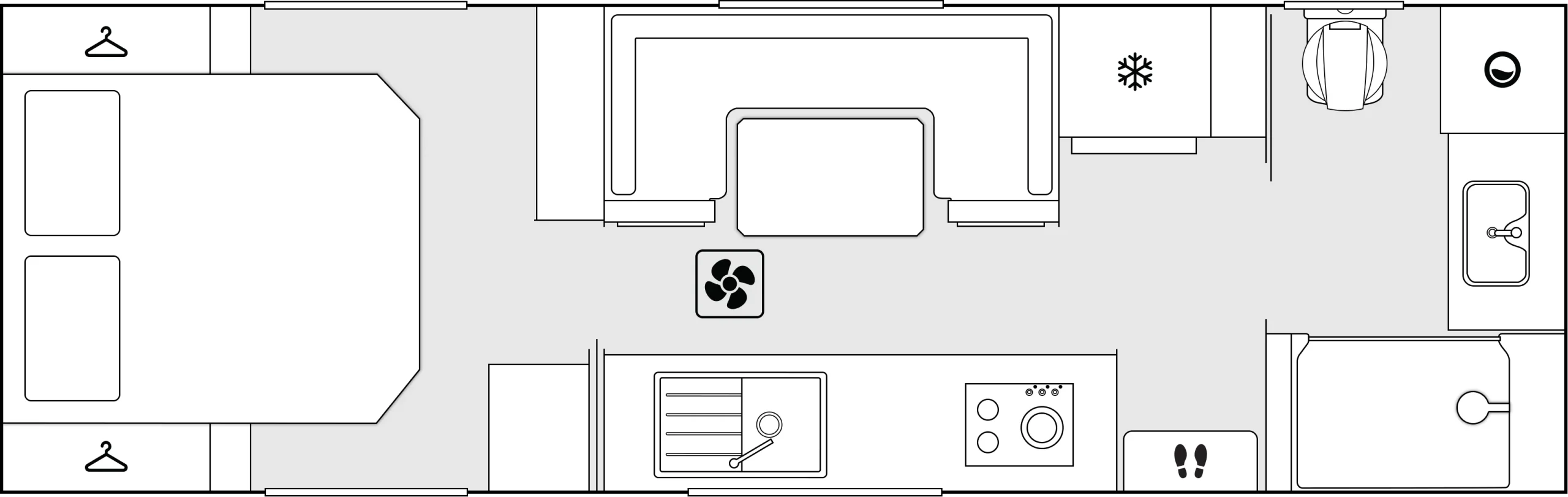 Crusader Caravans Excalibur floorplan 7 of 7