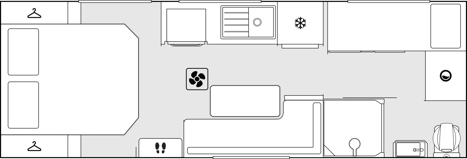 Crusader Caravans Musketeer floorplan 10 of 11