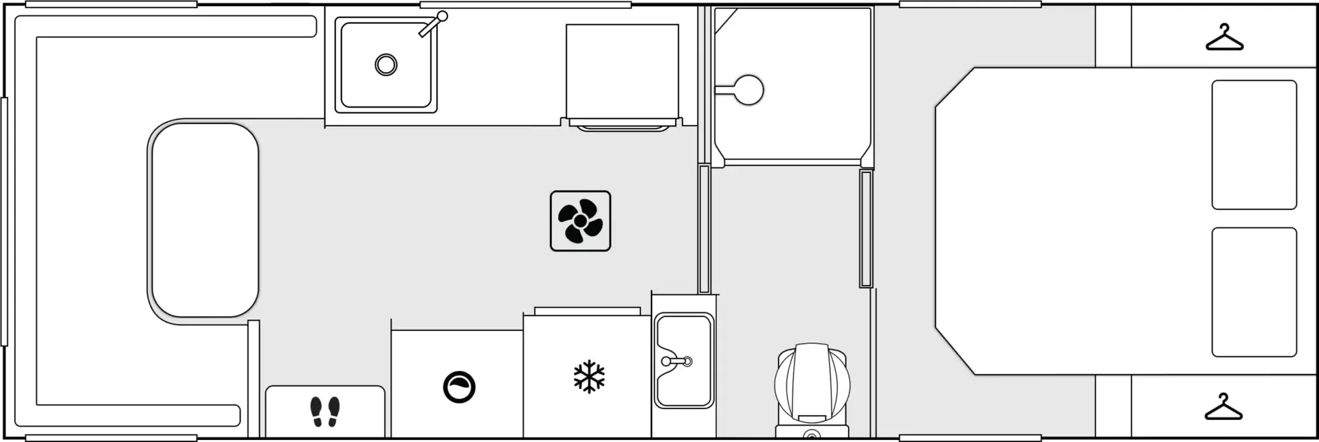 Crusader Caravans Musketeer floorplan 11 of 11