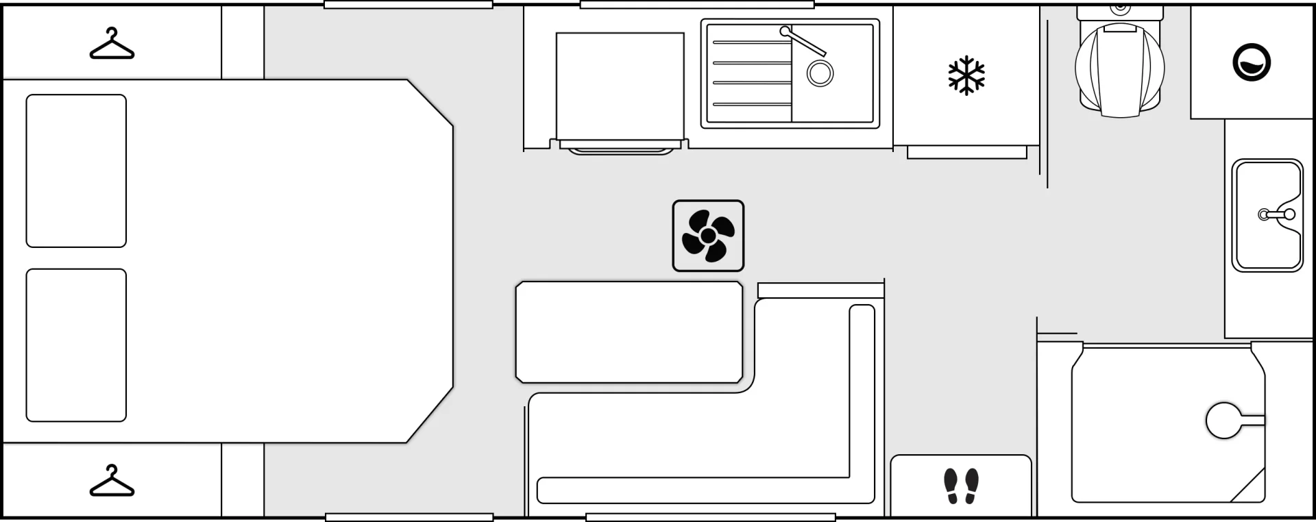 Crusader Caravans Musketeer floorplan 2 of 11