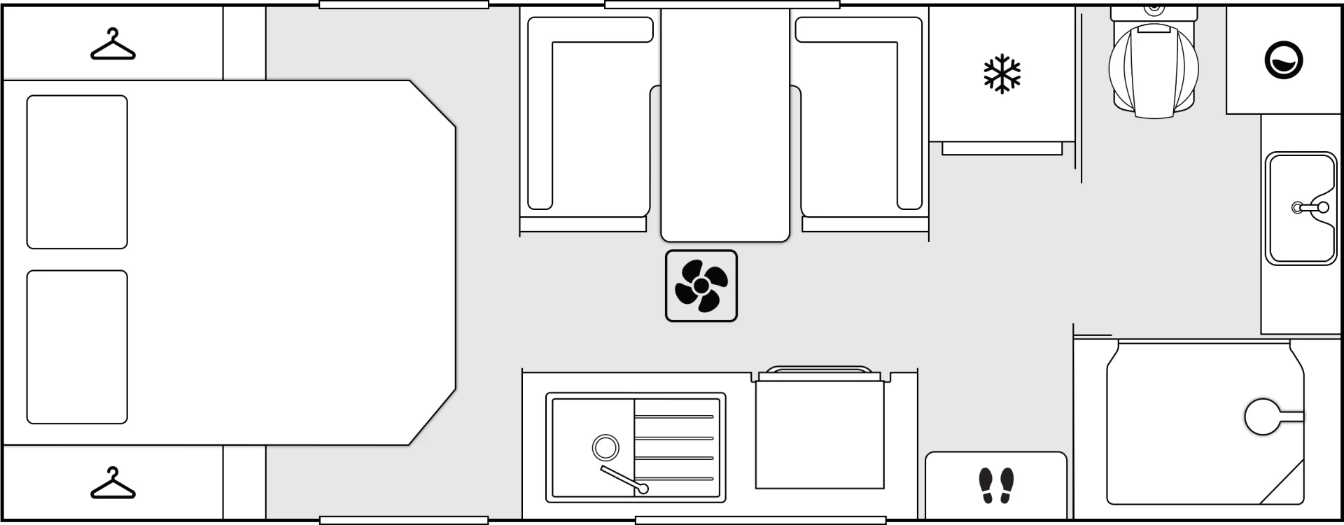Crusader Caravans Musketeer floorplan 3 of 11