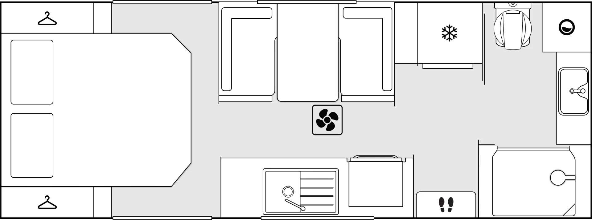 Crusader Caravans Musketeer floorplan 4 of 11
