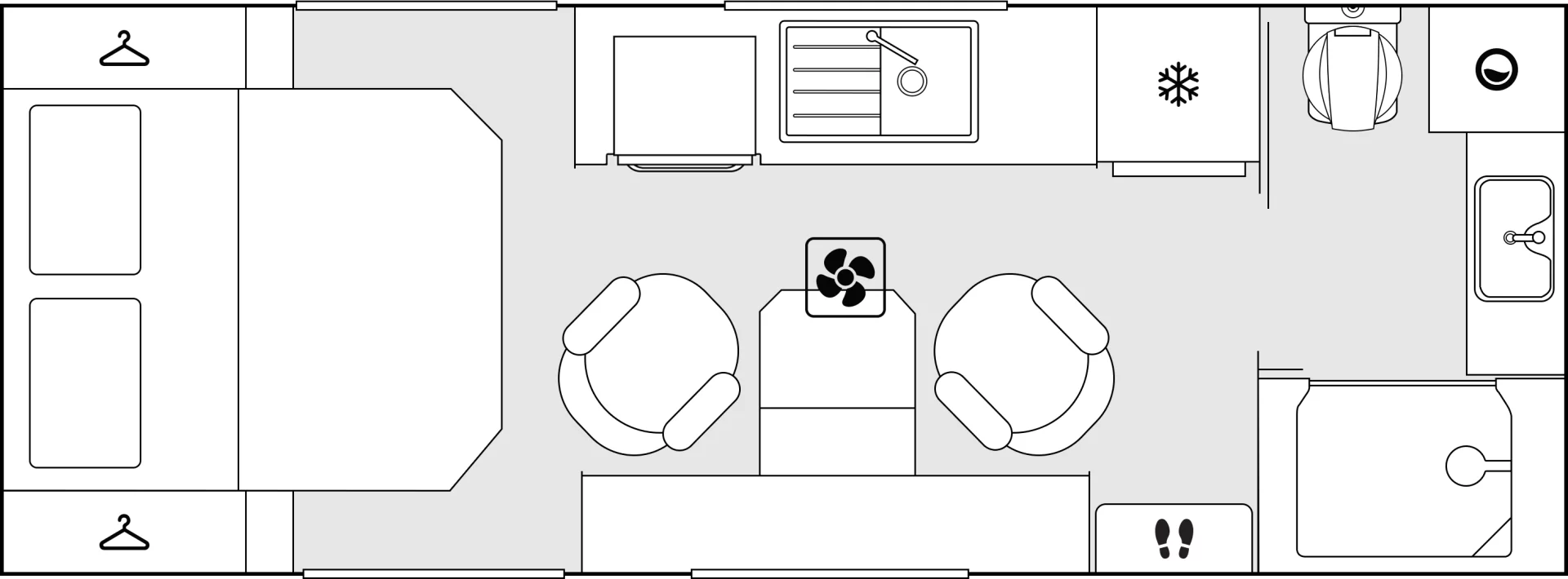 Crusader Caravans Musketeer floorplan 5 of 11