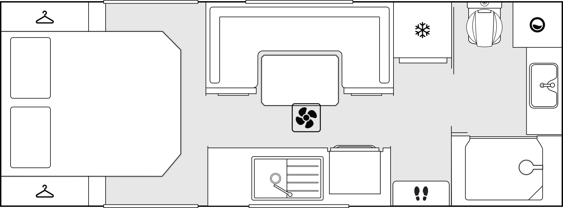 Crusader Caravans Musketeer floorplan 6 of 11