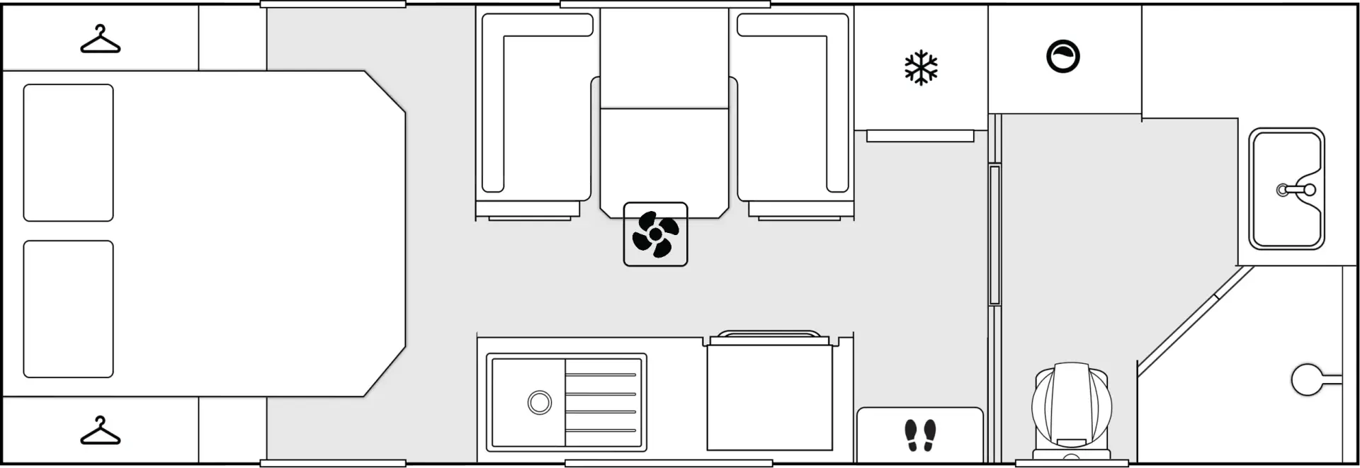 Crusader Caravans Musketeer floorplan 7 of 11