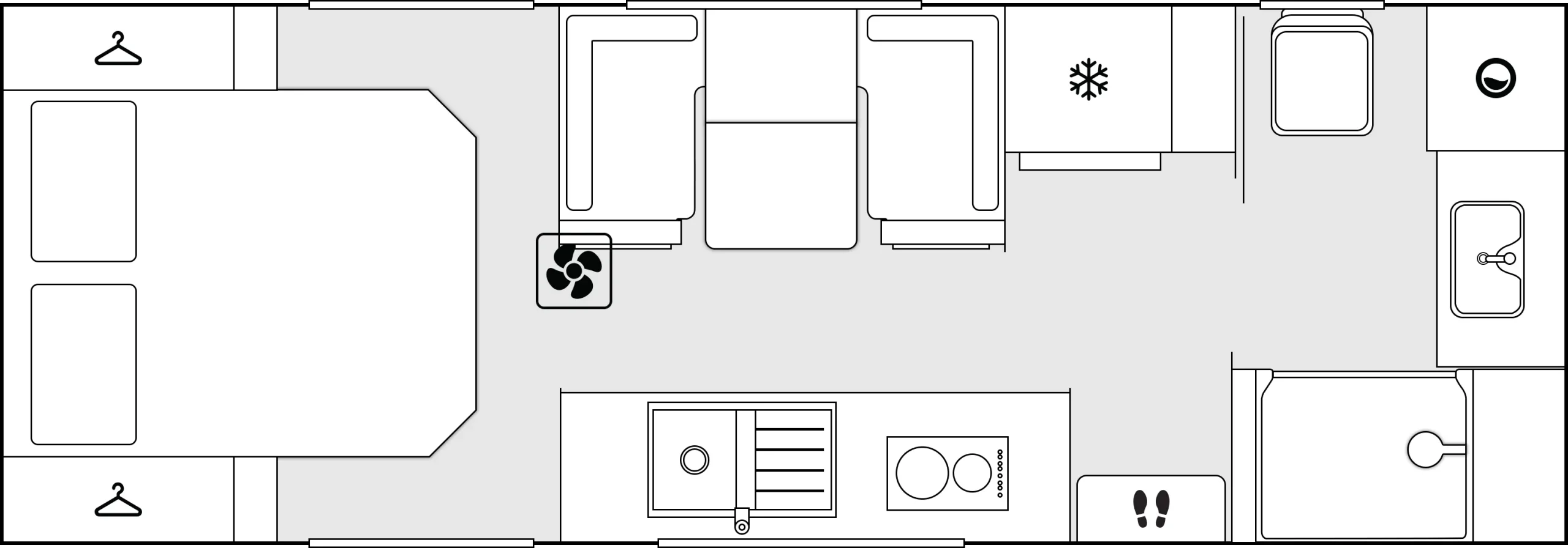 Crusader Caravans XCountry floorplan 3 of 3