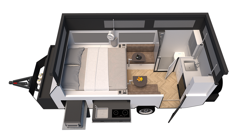 Cub Campers H16LE floorplan 1 of 3