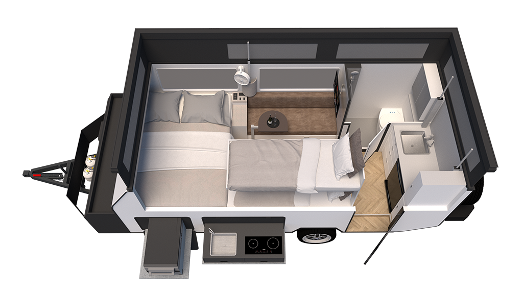 Cub Campers H16LE floorplan 3 of 3