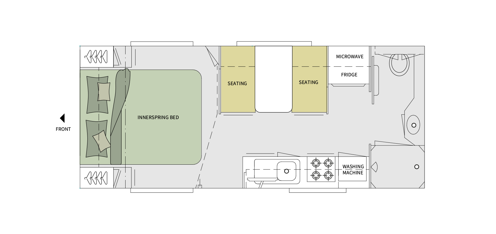 Evernew Caravans GTX Platinum floorplan 4 of 6