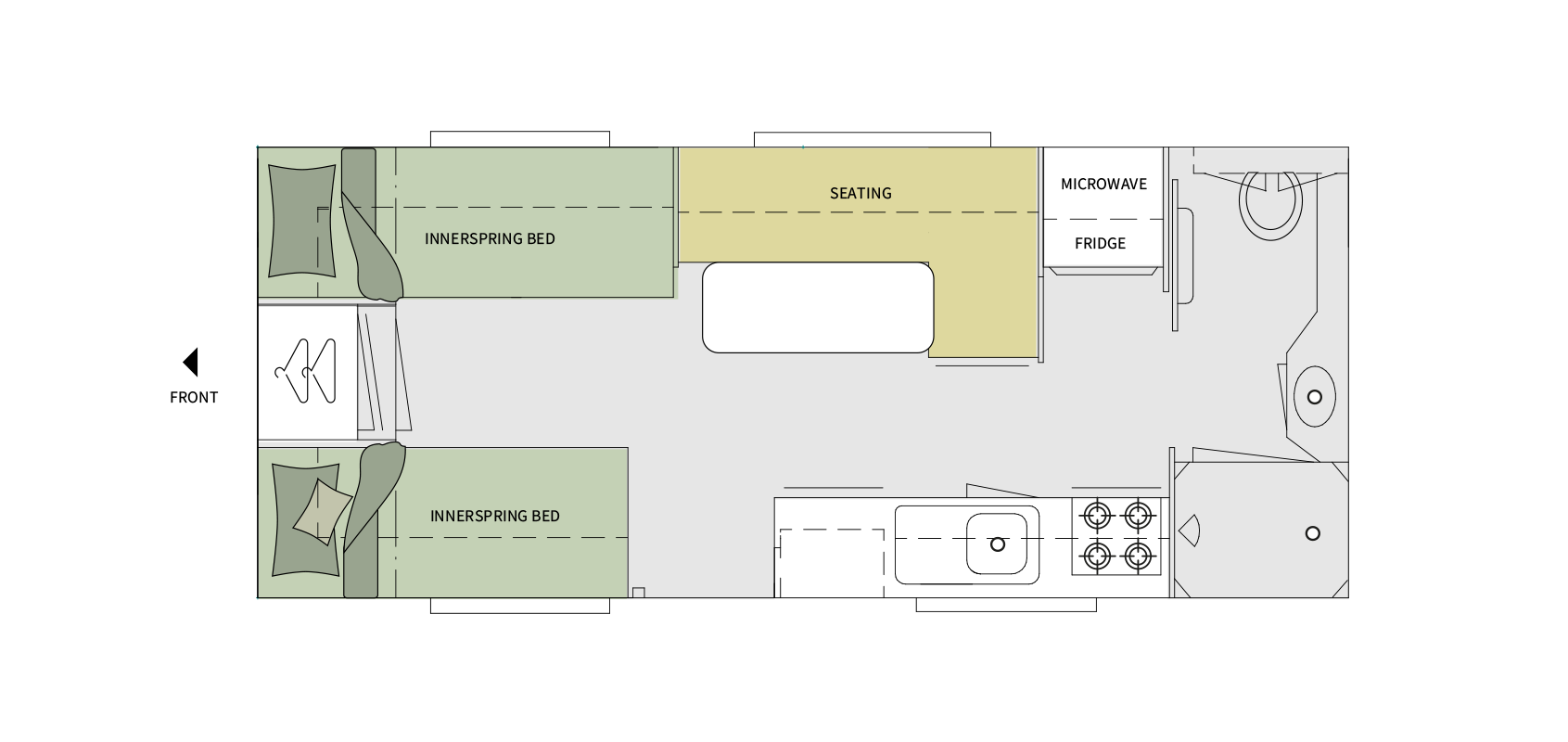 Evernew Caravans GTX Platinum floorplan 5 of 6