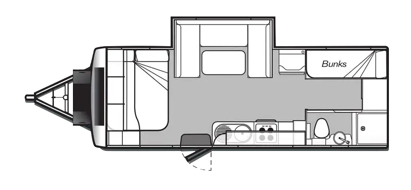 Golf Caravans 620-2 GT floor plan