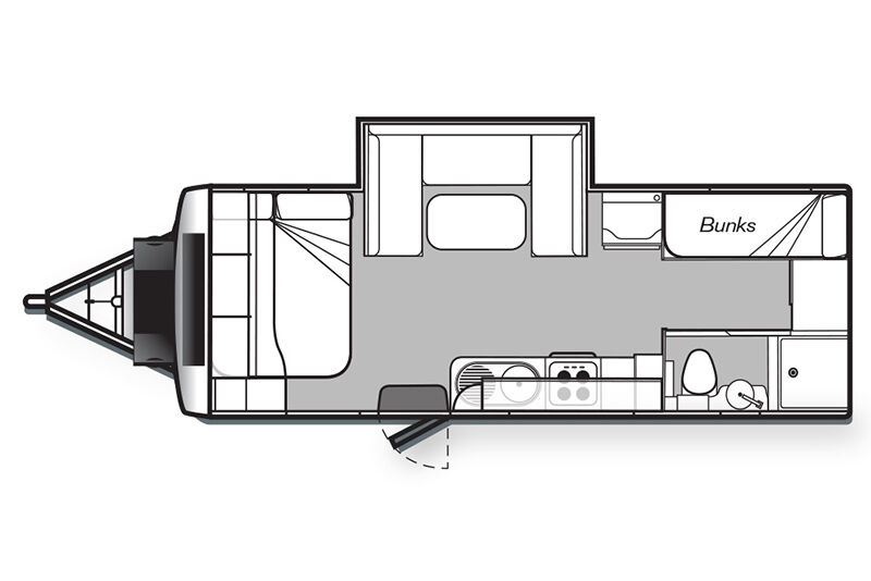 Golf Caravans GTX 650-3 floor plan