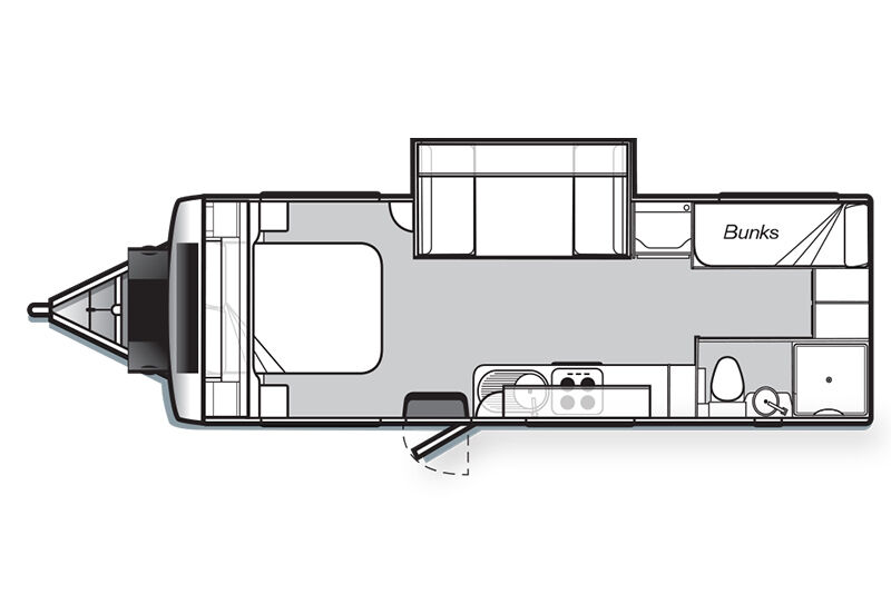 Golf Caravans GTX 720-1 floor plan