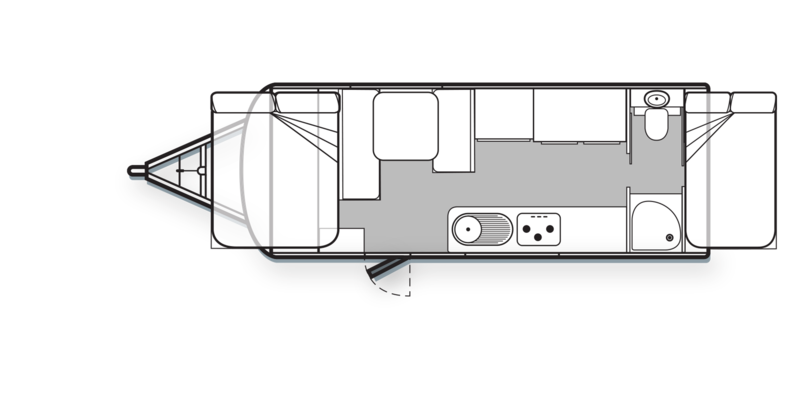Golf Caravans Maxxi 531 PT floor plan