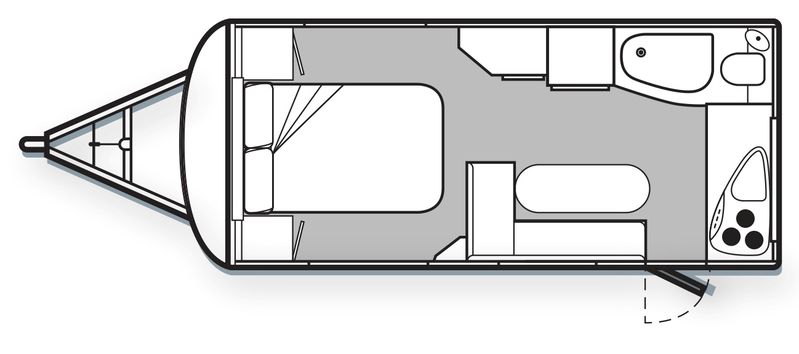 Golf Caravans Savannah 563 HT floor plan