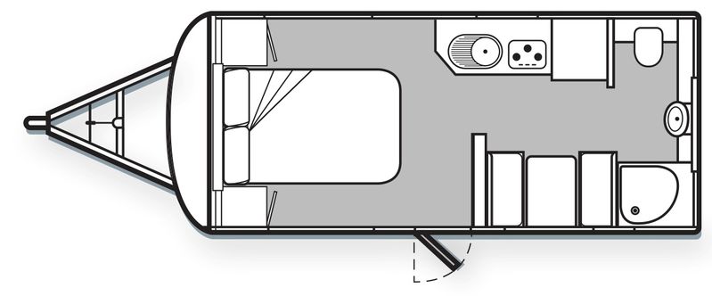 Golf Caravans Savannah 578 floor plan