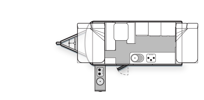 Golf Caravans Savannah Maxxi 501-2 HT floor plan