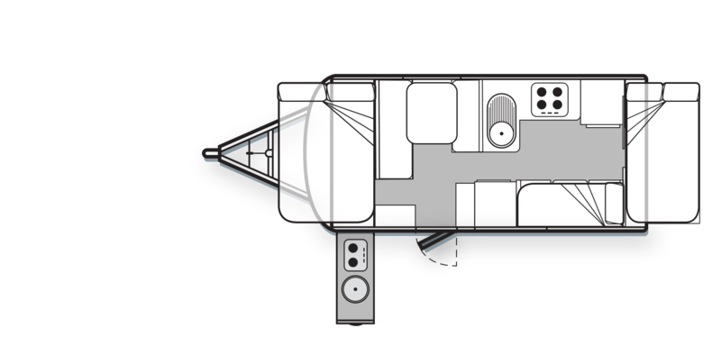 Golf Caravans Savannah Maxxi 501-3 PT floor plan