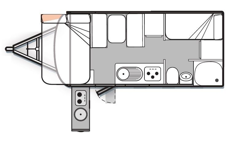 Golf Caravans Savannah Maxxi 503 PT floor plan