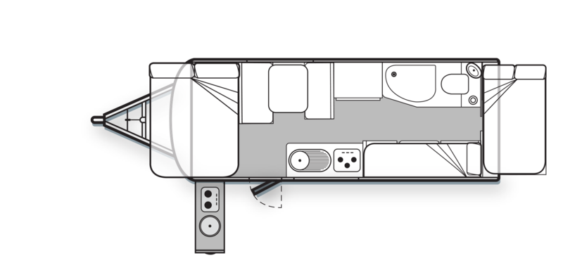Golf Caravans Savannah Maxxi 531-2 PT floor plan