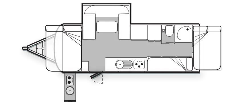 Golf Caravans Savannah Maxxi 584-1 floor plan