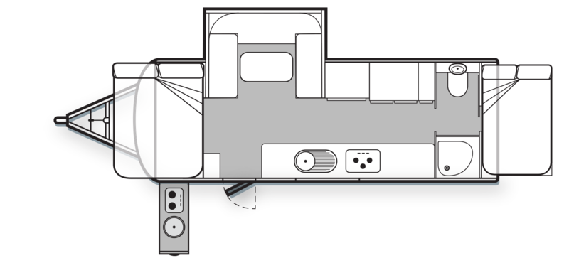 Golf Caravans Savannah Maxxi 584-2 floor plan