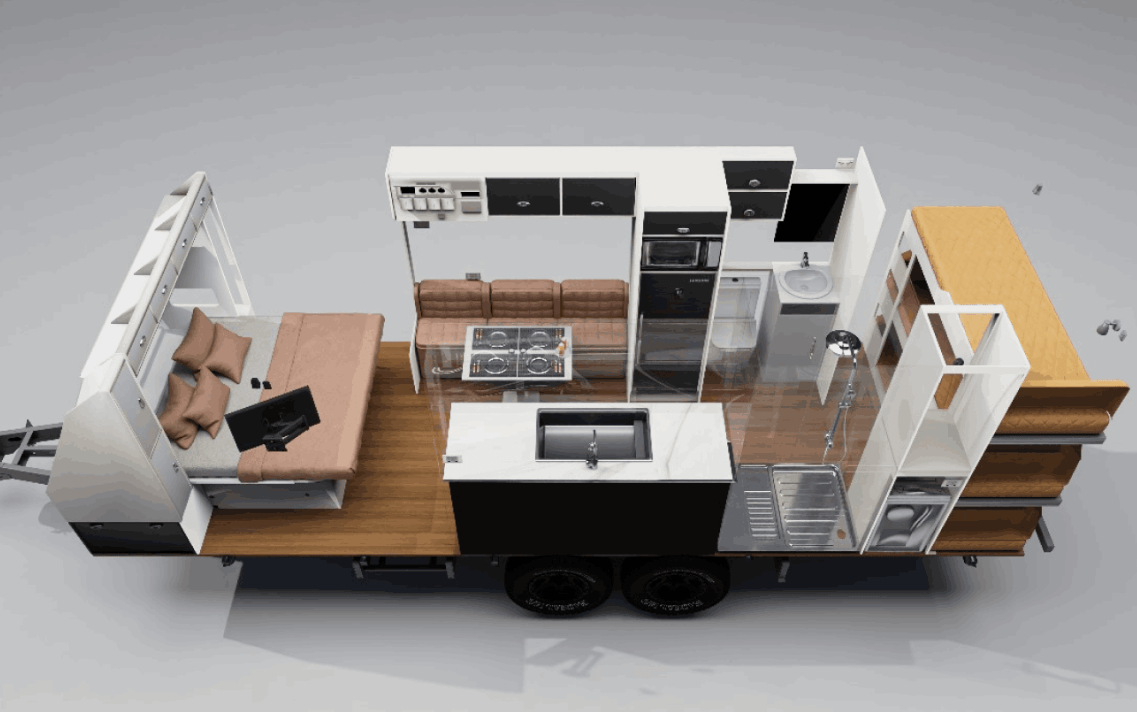 Harvok Coastalor 22FT floorplan 1 of 2