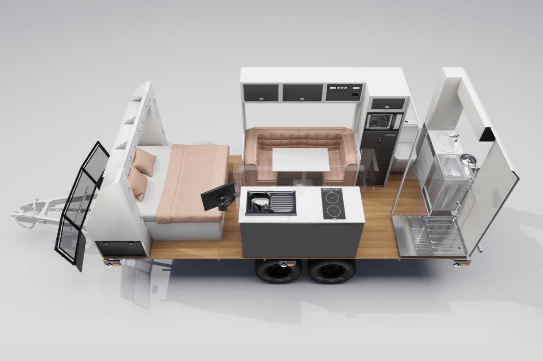 Harvok Ocean Breeze 18FT floorplan 2 of 3