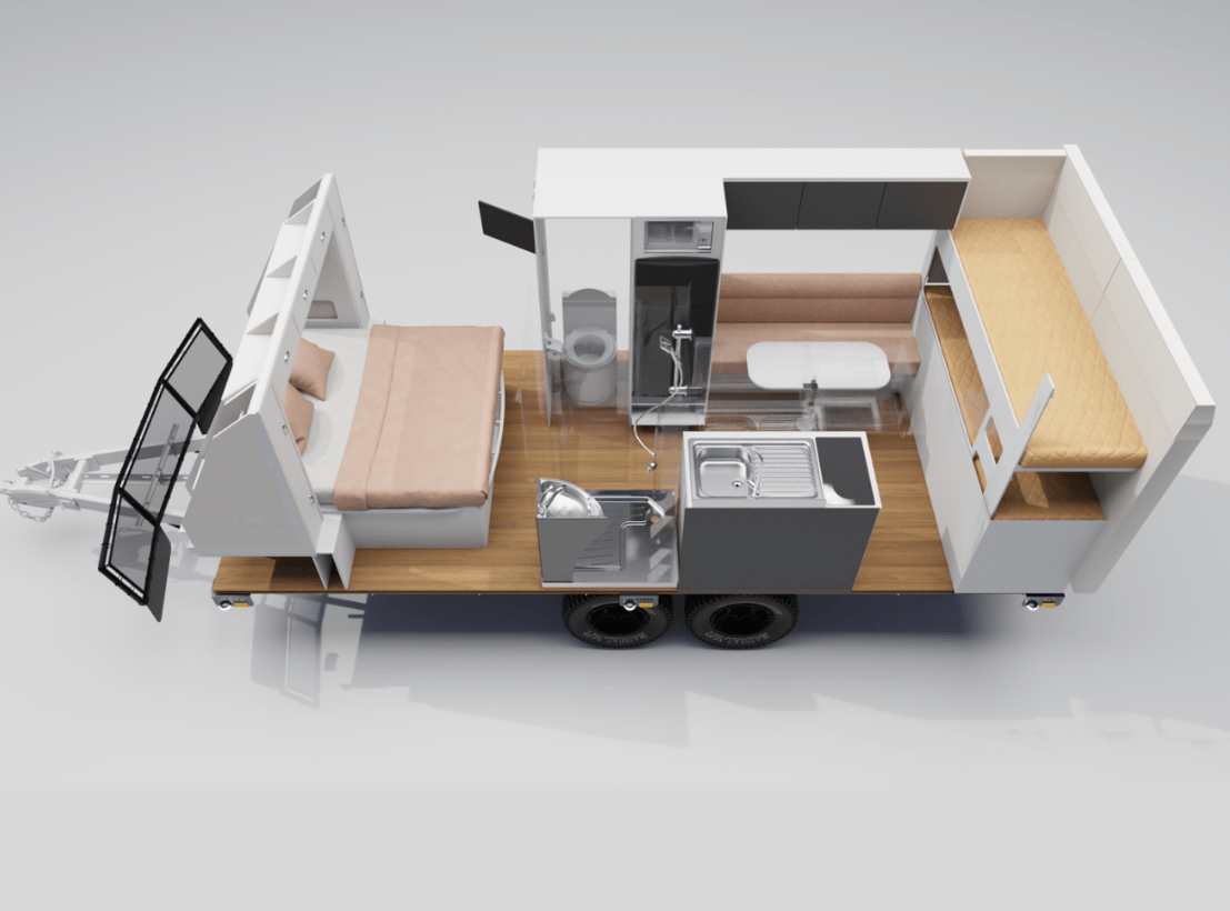 Harvok Ocean Breeze 18FT floorplan 3 of 3