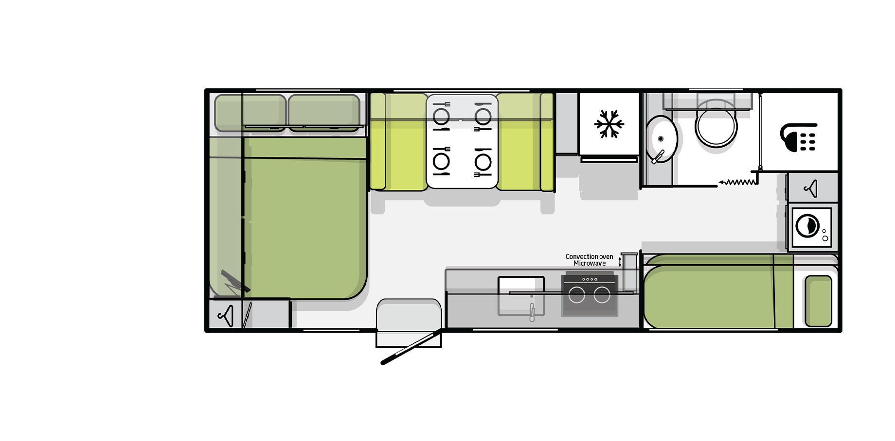 Jayco Australia Adventurer 48V floorplan 2 of 3