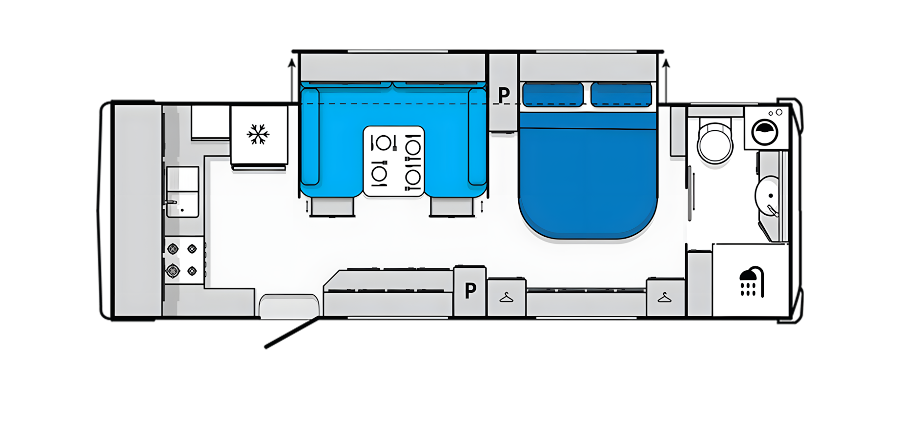 Jayco Australia Silverline Outback floorplan 2 of 3