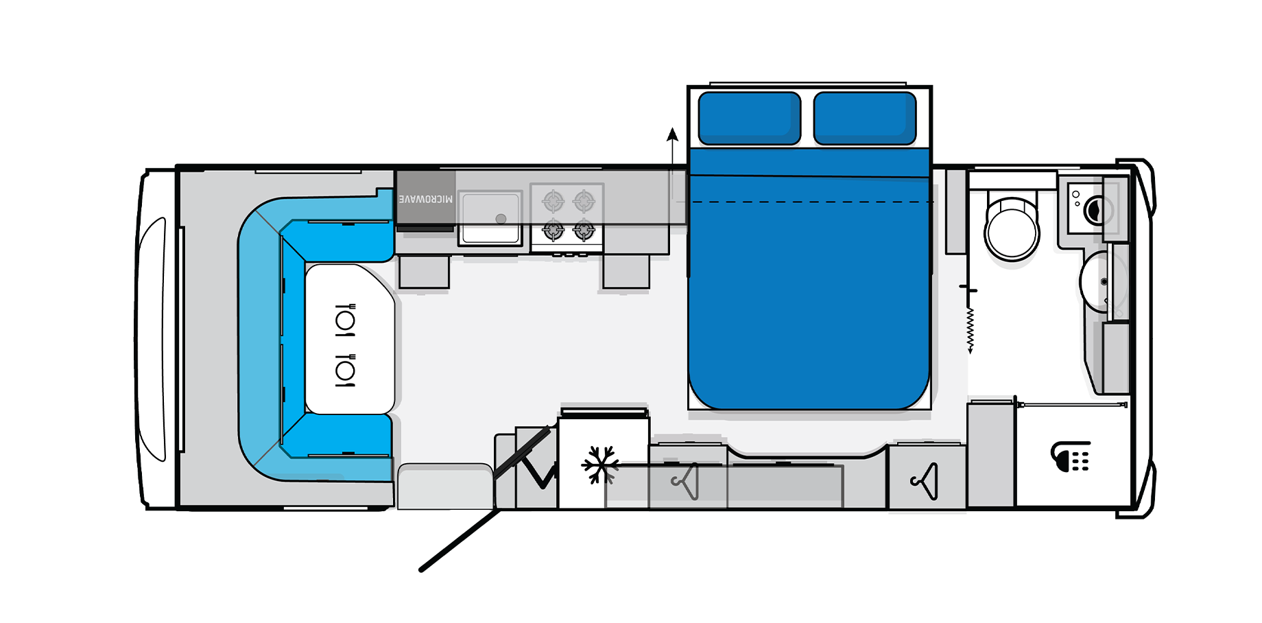 Jayco Australia Silverline floorplan 1 of 4