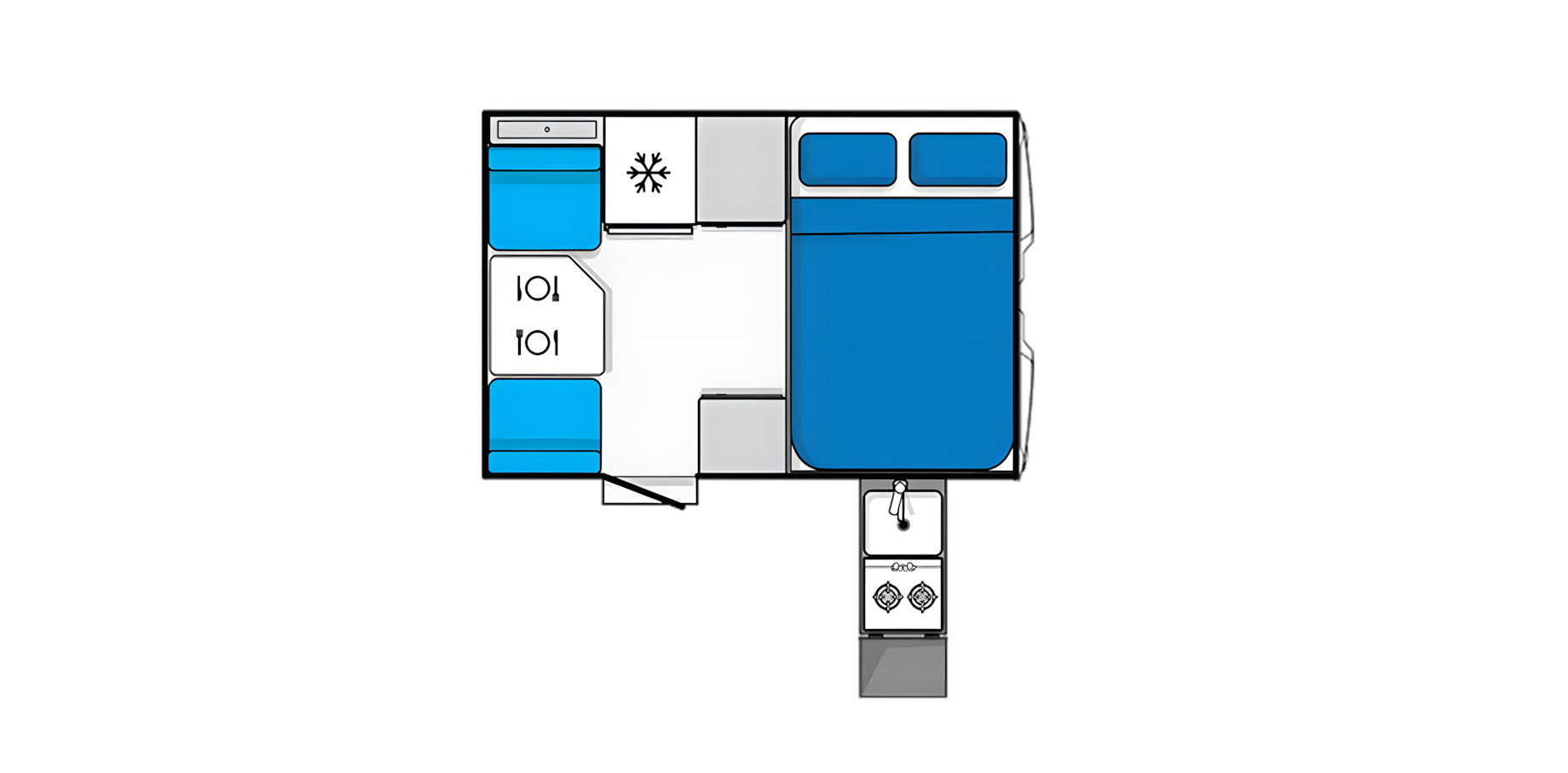 Jayco Australia Wren floor plan
