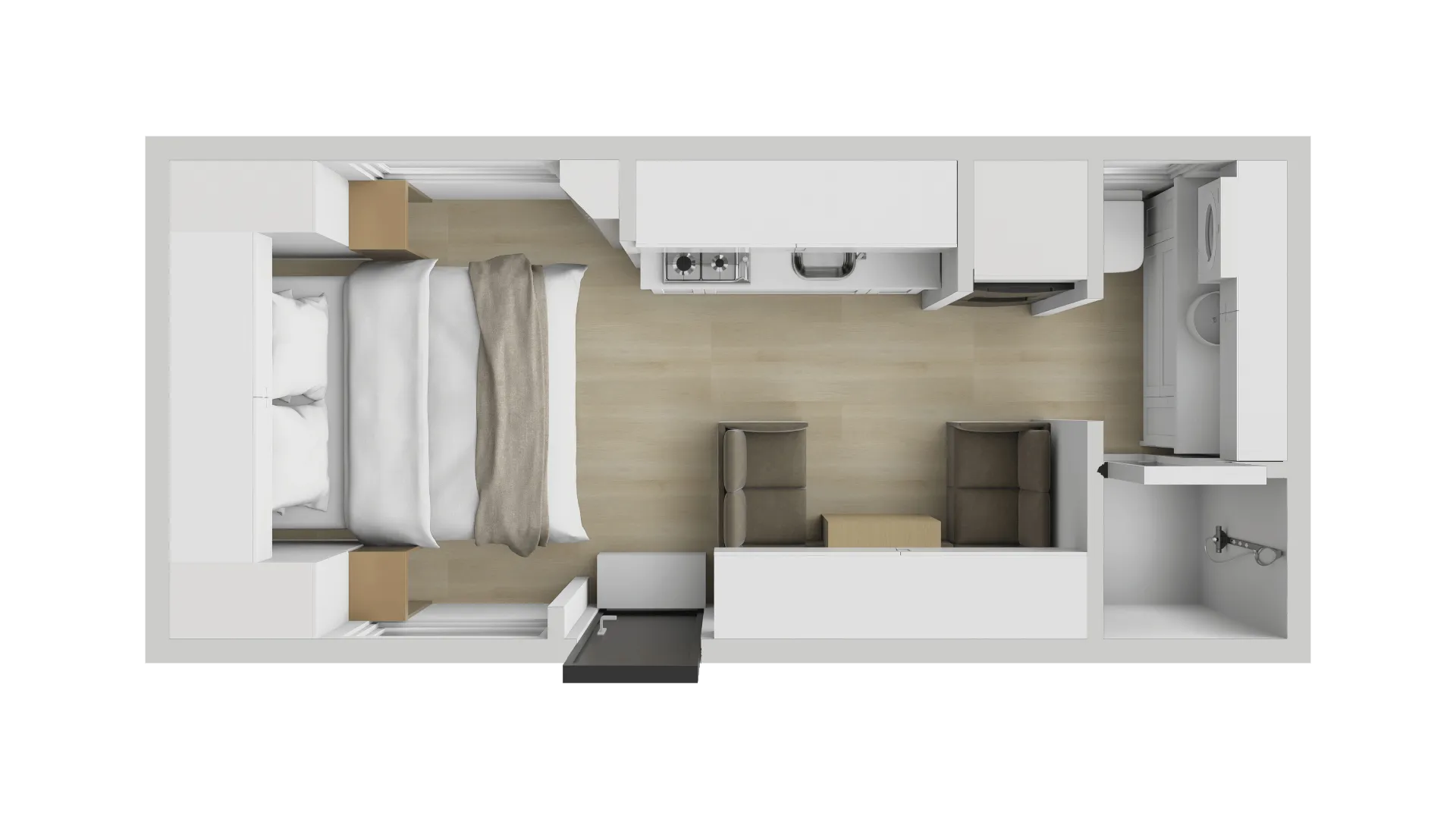 JB Caravans Dirt Road Xtreme floorplan 1 of 2