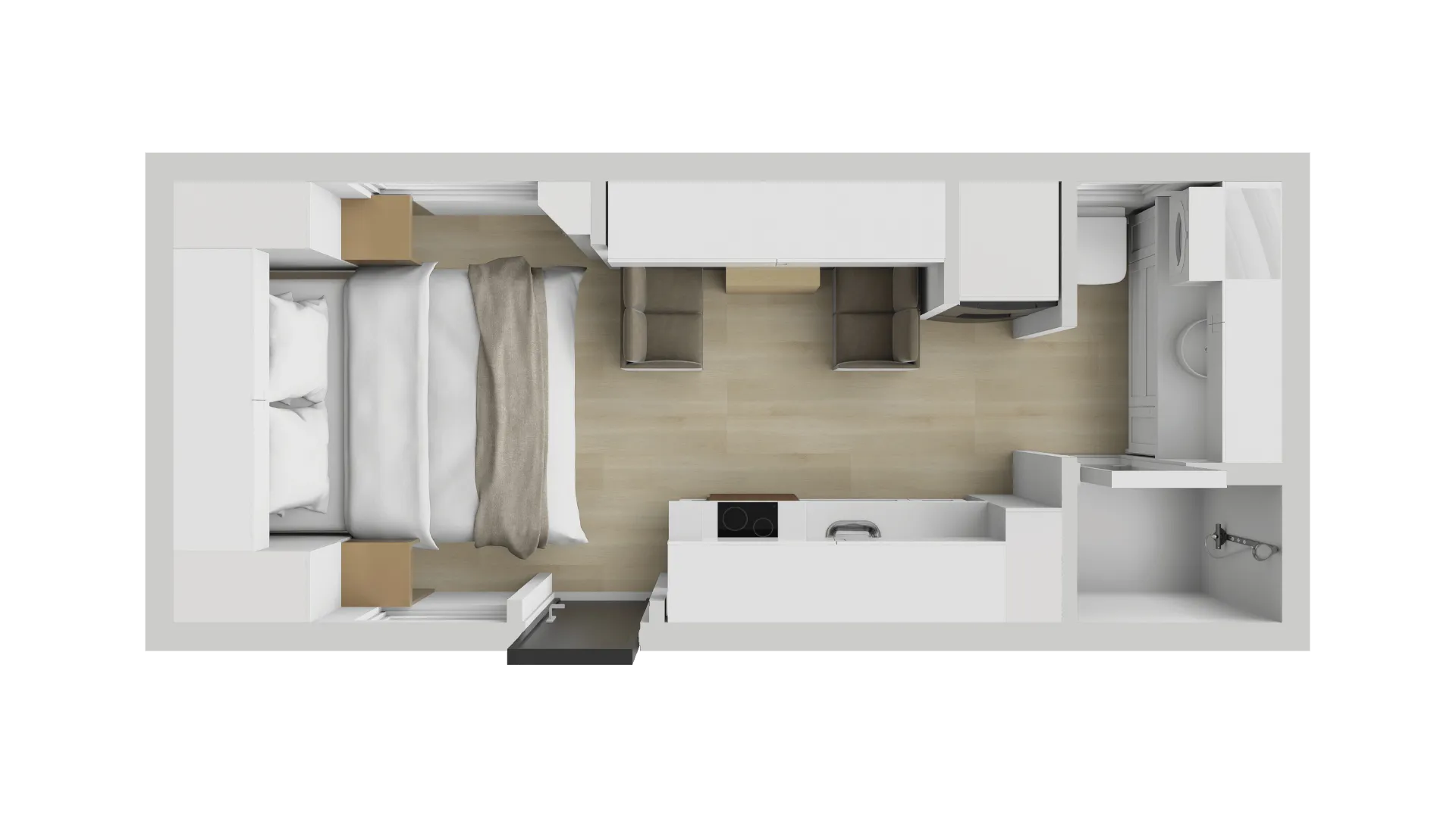 JB Caravans Dirt Roader floorplan