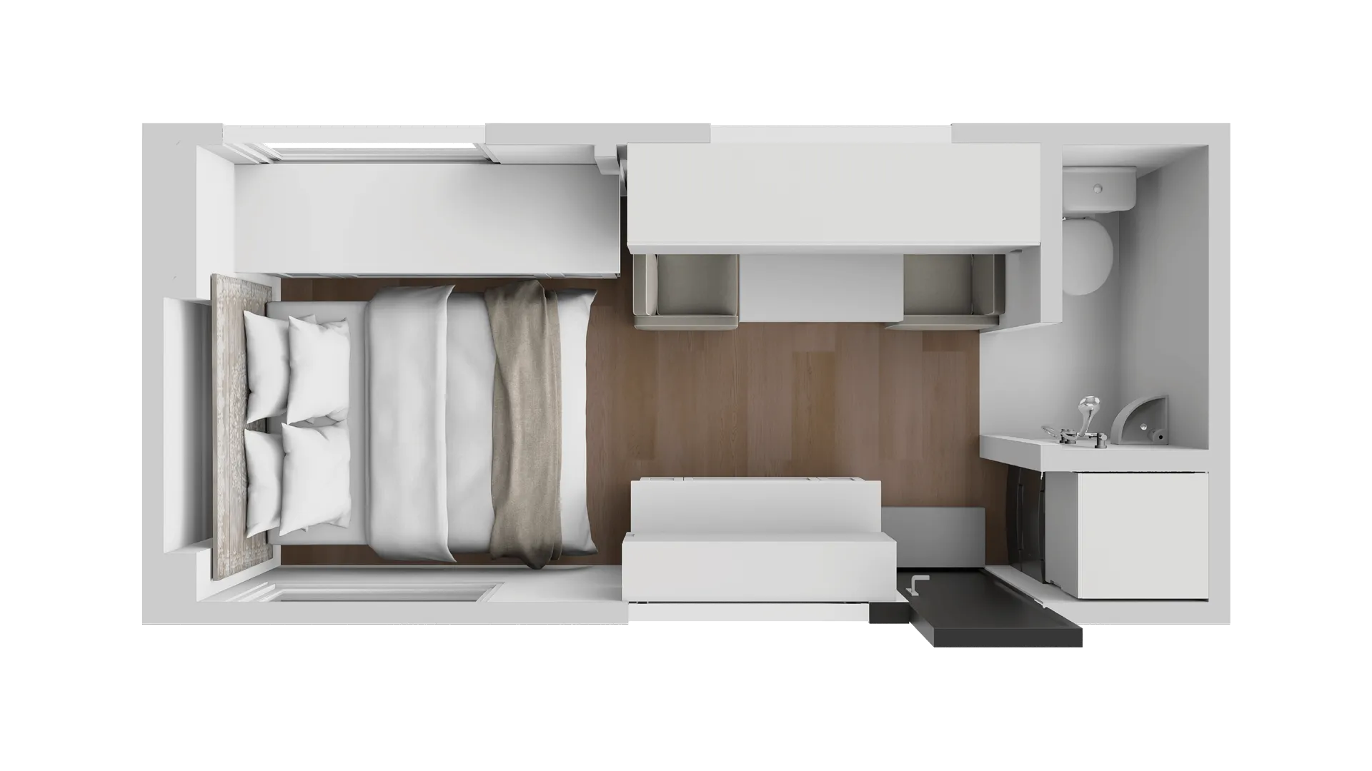 JB Caravans Gator Hybrid floorplan