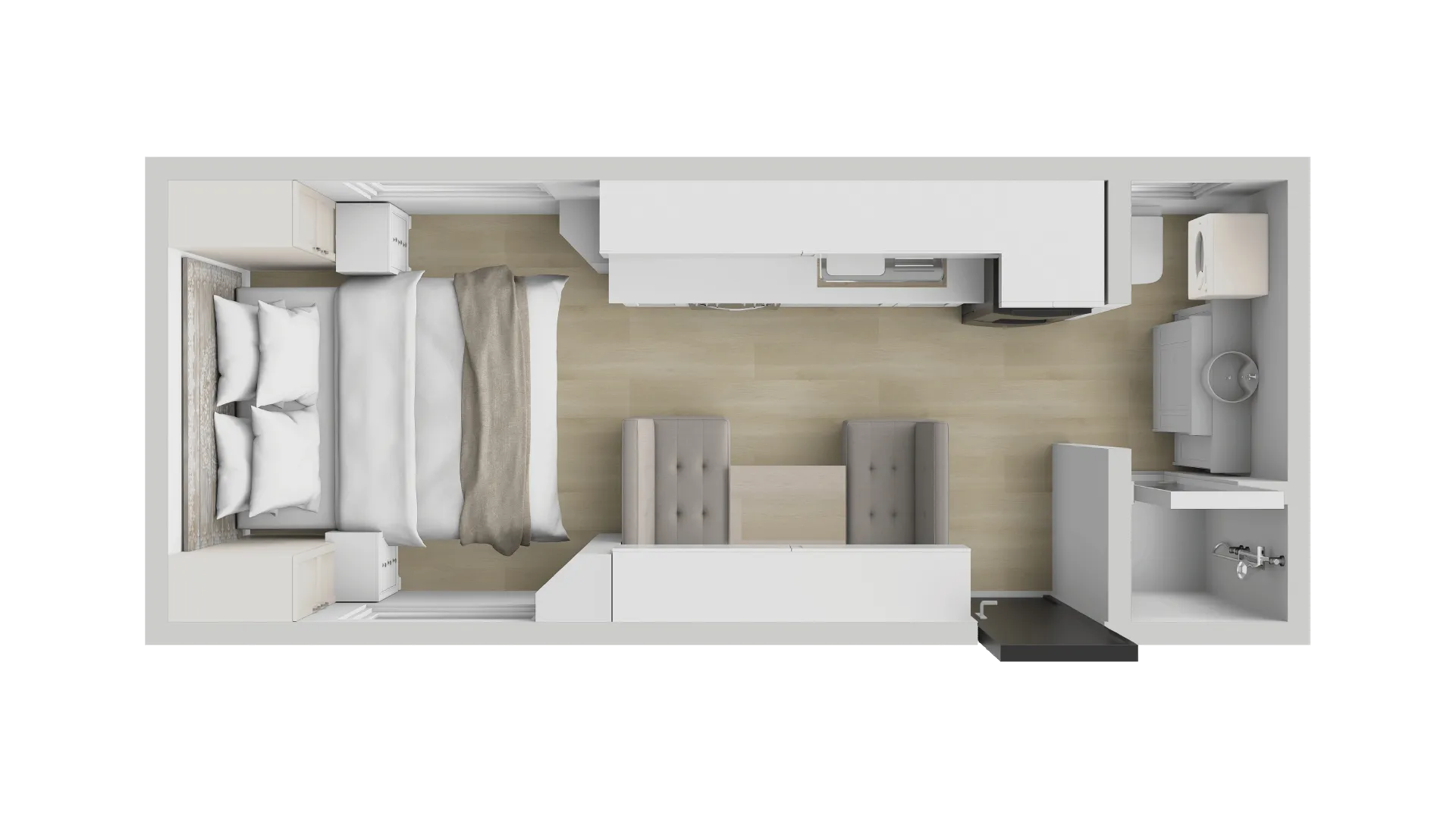 JB Caravans Scorpion Sting floorplan
