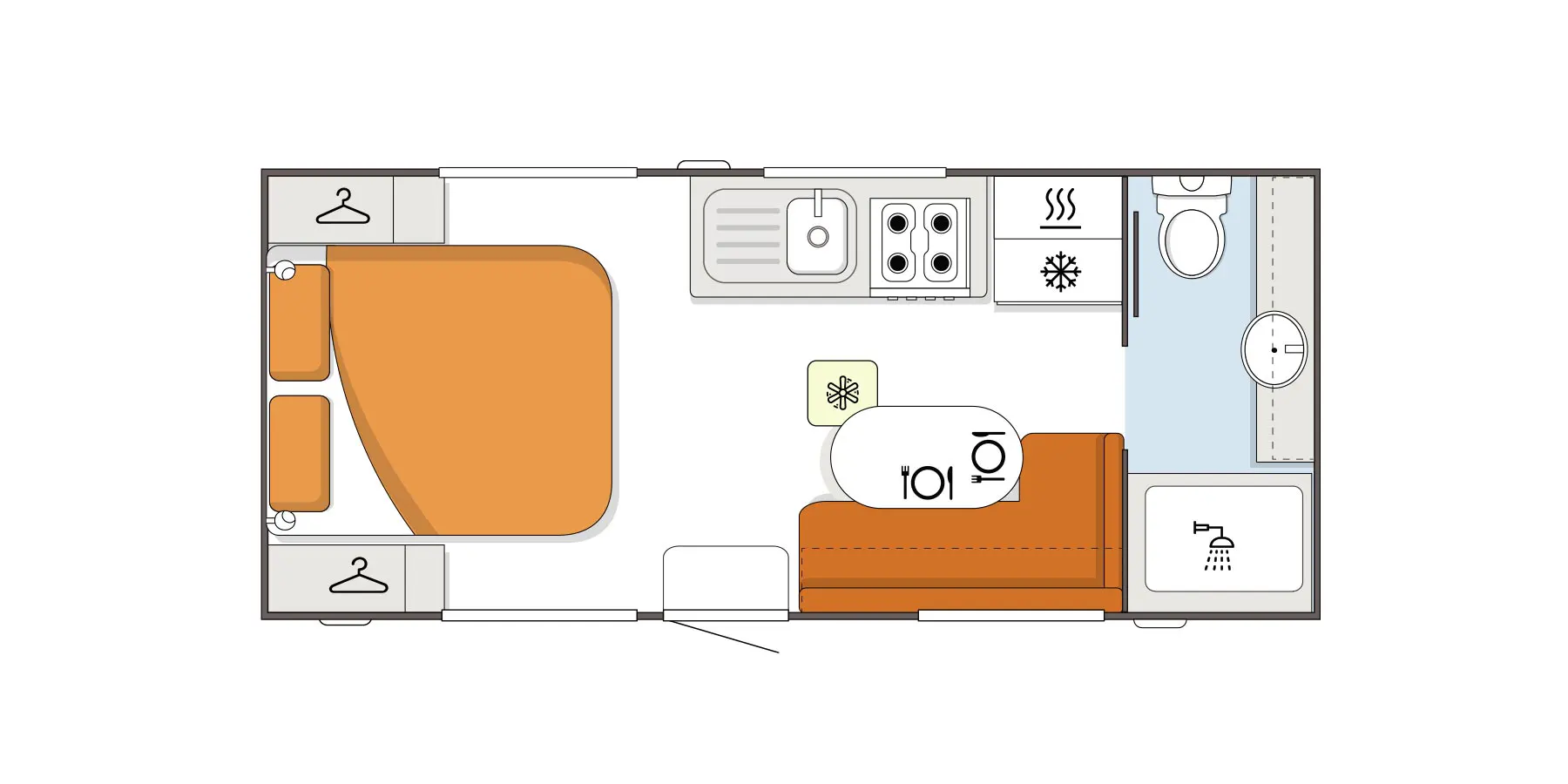 Leader Caravans Gold LE floor plan 1 of 17