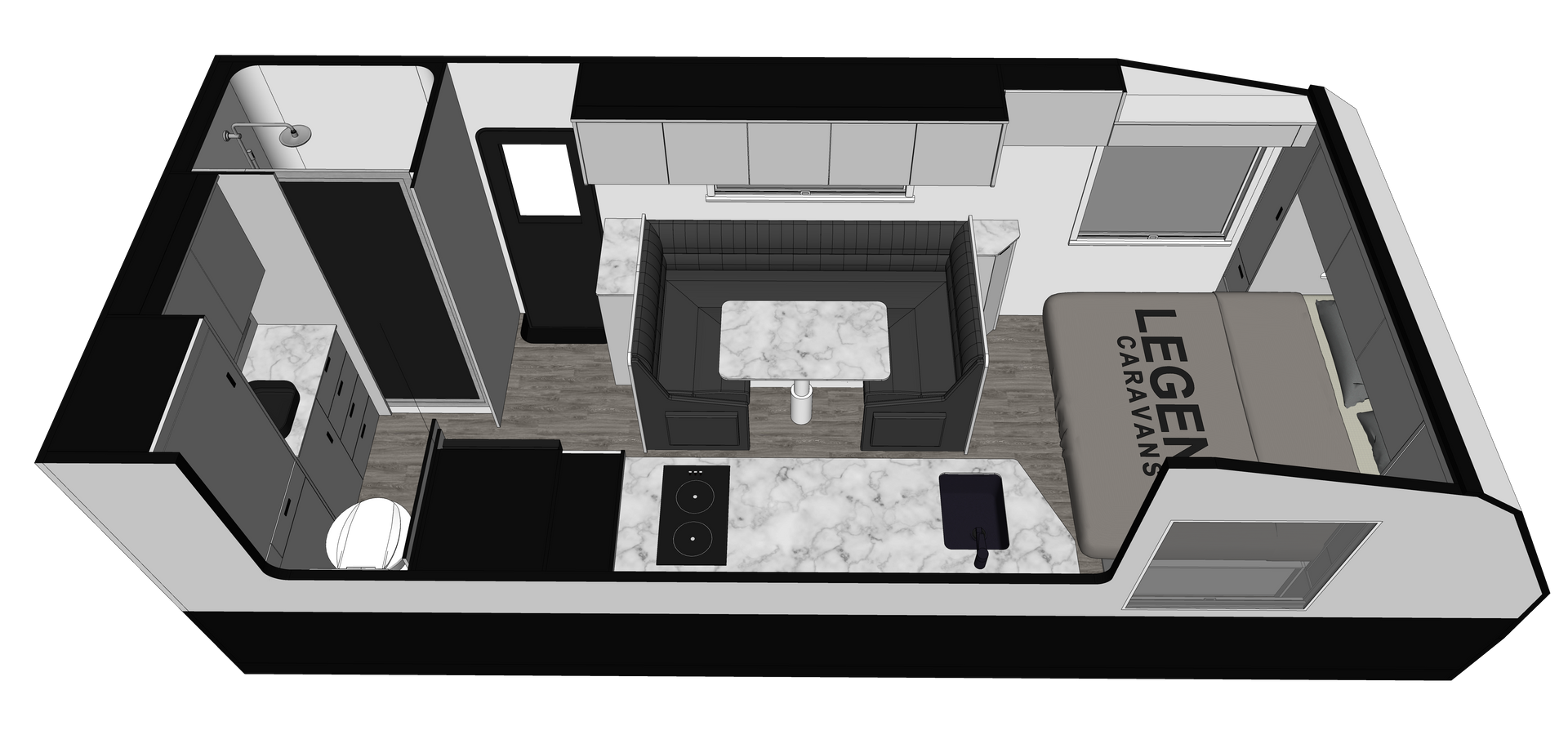 Kick Back Ultimate Performa floorplan